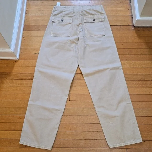 NWT, GAP, Baggy Utility Canvas Pants, Bedrock, Men's 30x32